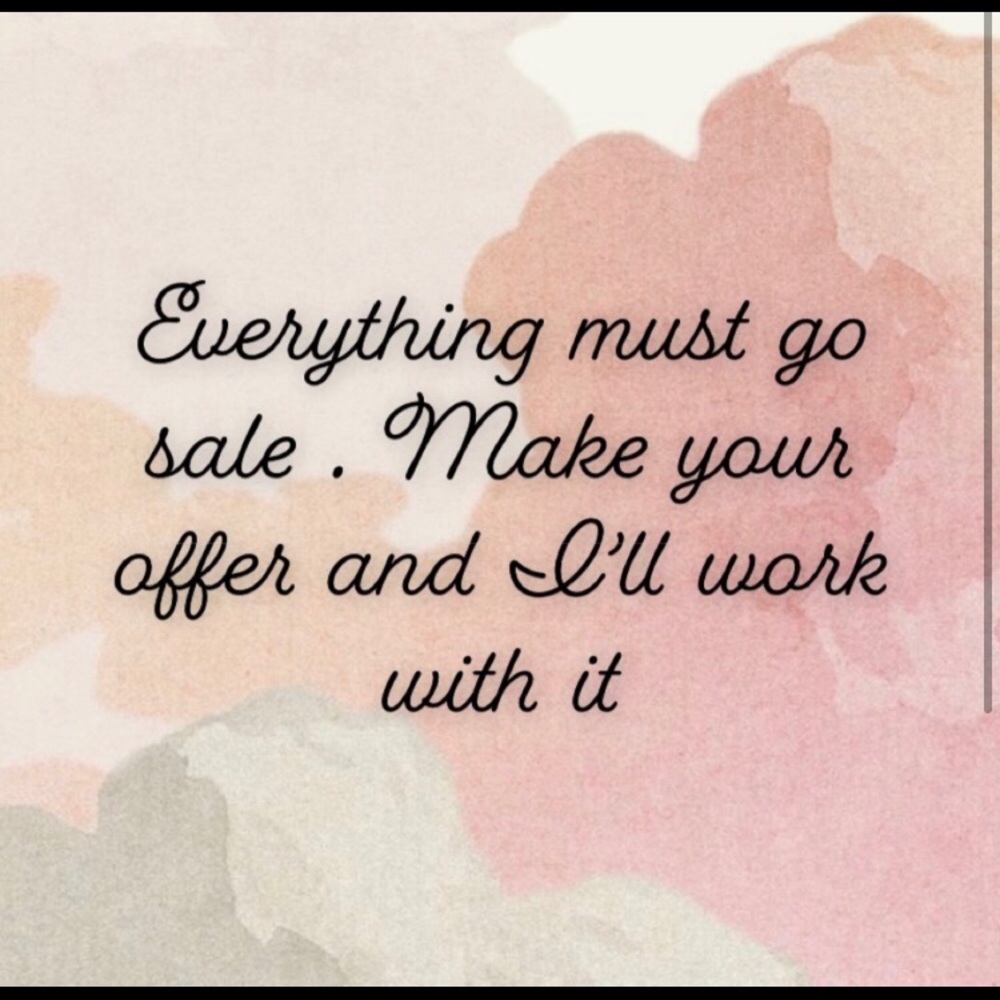 Looking to sell all that’s listed this week. Make an offer!
